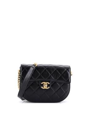 Chanel Moon Flap Messenger Bag Quilted #258296C46B